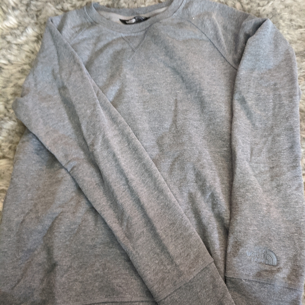 Grey North Face Pullover